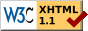 Gültig XHTML 1.1